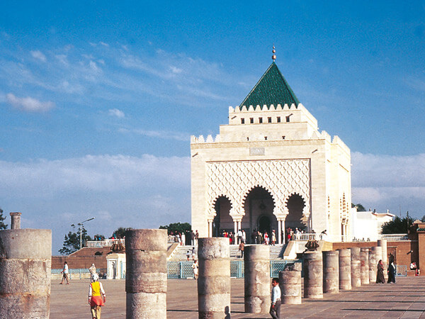 Mausoleum von Mohammed V in Marokko